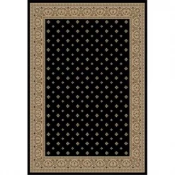 Infinity Home 548938 Barclay Hudson Terrace 9 ft. 3 in. x 12 ft. 6 in. Rectangular Area Rug in Black
