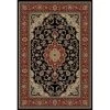 Infinity Home 541038 Barclay Medallion Kashan 9 ft. 3 in. x 12 ft. 6 in. Rectangular Area Rug in Black -Rugs&Mats Official Shop Unbeatablesale20Inc ifnt363xx650xx733065
