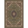 Infinity Home 541058 Barclay Medallion Kashan 9 ft. 3 in. x 12 ft. 6 in. Rectangular Area Rug in Green
