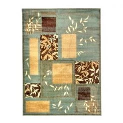 Infinity Home 547365 Hannover Light Blue 5 ft. 3 in. X 7 ft. 3 in. ; 54736