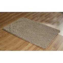 Ixi Echo UNSGIBG.66 Echo 3 x 5 Rectangle Cotton Shag Rug - Beige