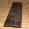 Ixi Eros UNDB3 Eros 2 x 8 Rectangle Faux Flokati Shag Rug - Dark Brown -Rugs&Mats Official Shop Unbeatablesale20Inc ixpt128xx650xx662ef8