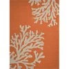 Jaipur Grant Design I-O Bough Out RUG101880 2 in. W x 3 in. L Abstract Pattern Indoor- Outdoor Rug in Orange -Rugs&Mats Official Shop Unbeatablesale20Inc jpr1594xx650xx2daf21