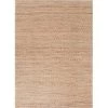Jaipur Himalaya Clifton RUG102005 5 in. W x 8 in. L Natural Solid Pattern Jute and Cotton Rug in Cream