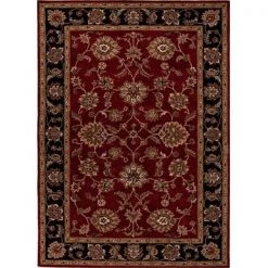 Jaipur Mythos Anthea RUG103054 2 in. W x 3 in. L Traditional Oriental Pattern Wool Tufted Rug in Red
