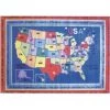 La Rug, Fun Rugs LA Rug FT-184 5376 Fun Time Collection - State Capitals Rug - 5 Ft 3 In x 7 Ft 6 In -Rugs&Mats Official Shop Unbeatablesale20Inc larug070xx650xx75621b
