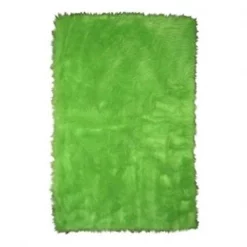 La Rug, Fun Rugs LA Rug FLK-004-3958 Flokati Lime Green- Lime Green
