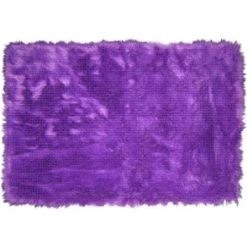 La Rug, Fun Rugs LA Rug FLK-009-3958 Flokati Purple- Purple