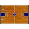 La Rug, Fun Rugs LA Rug TSC-152 3147 Supreme Basketball Court- Multi-Color