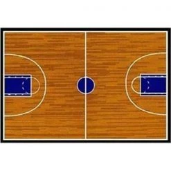 La Rug, Fun Rugs LA Rug TSC-152 3147 Supreme Basketball Court- Multi-Color
