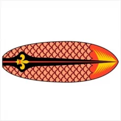 La Rug, Fun Rugs LA Rug ST-27 1647 Surf Time Newport Surf- Multi-Color