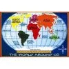 La Rug, Fun Rugs LA Rug FT-167 3147 Fun Time Kids World Map- Multi-Color -Rugs&Mats Official Shop Unbeatablesale20Inc larug1238xx650xx20899e