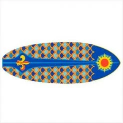 La Rug, Fun Rugs LA Rug ST-28 1958 Surf Time Laguna Surf- Multi-Color