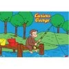 La Rug, Fun Rugs LA Rug CG-01 5178 Large Curious George "George Fishing" Juvenile Accent Rug