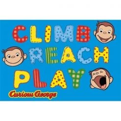 La Rug, Fun Rugs La Rug CG-02 3958 George Climb Reach Play