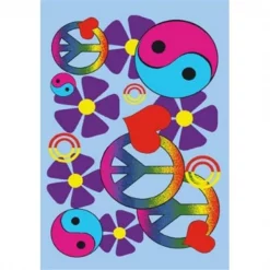 La Rug, Fun Rugs La Rug FT-118 1929 19 in. x 29 in. Fun Time Lovely Peace Accent Rug
