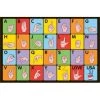 La Rug, Fun Rugs La Rug FT-129 5178 51 in. x 78 in. Fun Time Sign Language Area Rug - Multi Colored
