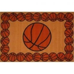 La Rug, Fun Rugs La Rug FT-93-1929 19 in. x 29 in. Fun Time Basketball Accent Rug - Multi Coloreds
