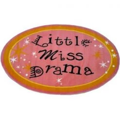 La Rug, Fun Rugs LA Rug FTS-181 3151 Fun Time Shape Little Miss Drama Medium Pile Rug - 31 x 51 Inch