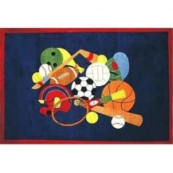 La Rug, Fun Rugs LA Rug TSC-136 3958 Supreme Collection Sports America Rug - 39 x 58 Inch