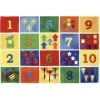 La Rug, Fun Rugs LA Rug TSC-232 3958 Supreme Collection Number Blocks Rug - 39 x 58 Inch -Rugs&Mats Official Shop Unbeatablesale20Inc larug903xx650xxdcdf38