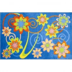 La Rug, Fun Rugs LA Rug TSC-256 3958 Supreme Collection Flower Burst Rug - 39 x 58 Inch