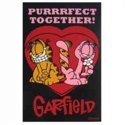 La Rug, Fun Rugs LA Rug; Fun Rugs GF-32 1929 Fun Rugs Garfield Purrfect Together Area Rug - Multi-Color