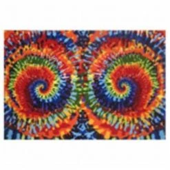 La Rug, Fun Rugs LA Rug; Fun Rugs FT-34 1929 Tie-Dye Fun Kids Area Rug Multi Color