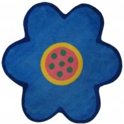 La Rug, Fun Rugs LA Rug; Fun Rugs FTS-021B 3939 Fun Time Shape Light Blue Kids Rug