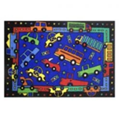 La Rug, Fun Rugs LA Rug; Fun Rugs FT-38 3958 Bip Bip Kids Area Rug Multi Color