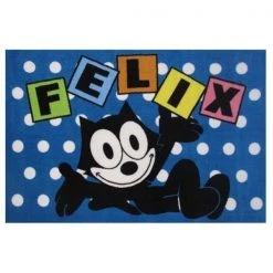 La Rug, Fun Rugs LA Rug; Fun Rugs FEL-23 3958 Felix The Cat Felix Dots Blue Rug