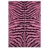 La Rug, Fun Rugs LA Rug; Fun Rugs FT-189 5178 Fun Time Zebra Skin Accent Rug - Pink -Rugs&Mats Official Shop Unbeatablesale20Inc larugrl723xx650xx8ad3fa