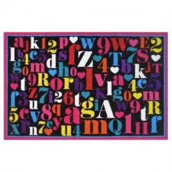 La Rug, Fun Rugs LA Rug; Fun Rugs FT-60 5178 Fun Time New Alphabet Rug