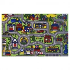 La Rug, Fun Rugs LA Rug; Fun Rugs FT-103 6810 Driving Time Kids Fun Rug by Fun Rugs