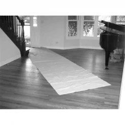 Jaggeddesigns 4FT x 15FT Rug Runner White Canvas