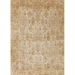 Loloi Rugs Loloi ANASAF-11AIGO2780 Anastasia Rectangular Area Rug; Antique Ivory & Gold; 96 in.