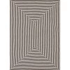 Loloi Rugs INOUIO-01BR005076 5 ft. x 7 ft. 6 in. In Out Rectangular Shape Hand Braided Area Rug; Brown