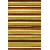 Loloi Rugs VENIVB-07SS005076 5 ft. x 7 ft. 6 in. Venice Beach Rectangular Shape Hand Hooked Area Rug; Sunset
