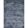 Loloi Rugs VIERVR-06LBGY3A57 3 ft. 10 in. x 5 ft. 7 in. Viera Rectangular Shape Power Loomed Area Rug; Light Blue and Grey