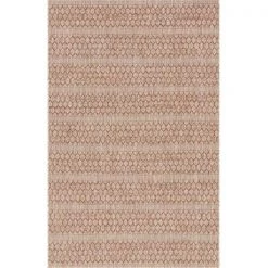 Loloi Rugs Loloi Rug ISLEIE-01BERU5377 Beige & Rust Indoor-Outdoor Rectangular Shape Area Rug; 5 ft. 3 in. x 7 ft. 7 in.