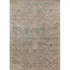 Loloi Rugs Loloi Rug CENTCQ-03ZV007AA6 Bluestone Transitional Rectangular Shape Area Rug; 7 ft. 10 in. x 10 ft. 6 in.