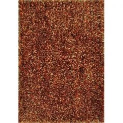 Loloi Rugs CARRCG-02SQ005076 5 ft. x 7 ft. 6 in. Carrera Rectangular Shape Hand Tufted Area Rug; Spice