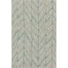 Loloi Rugs Loloi Rug ISLEIE-02MIAQ5377 Mist & Aqua Indoor-Outdoor Rectangular Shape Area Rug; 5 ft. 3 in. x 7 ft. 7 in. -Rugs&Mats Official Shop Unbeatablesale20Inc llrg9288xx1200xxa010b5