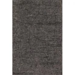 Loloi Rugs JUNEJY-05CCCC5076 Juneau Contemporary Charcoal & Charcoal Machine Made Rug; 5 ft. x 7 ft. - 6 in.