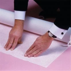 Lion 690855 36 in. Lace Aisle Runner - 50 ft.; White