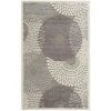 Nourison 11804 Graphic Illusions Area Rug Collection Grey 3 ft 6 in. x 5 ft 6 in. Rectangle