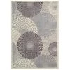 Nourison 11805 Graphic Illusions Area Rug Collection Grey 5 ft 3 in. x 7 ft 5 in. Rectangle -Rugs&Mats Official Shop Unbeatablesale20Inc nrsn1114xx650xx52127e