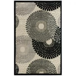 Nourison 11809 Graphic Illusions Area Rug Collection Parch 3 ft 6 in. x 5 ft 6 in. Rectangle