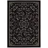 Nourison 11210 Home & Garden Area Rug Collection Black 7 ft 9 in. x 10 ft 10 in. Rectangle