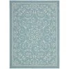 Nourison 11204 Home & Garden Area Rug Collection Light Blue 5 ft 3 in. x 7 ft 5 in. Rectangle